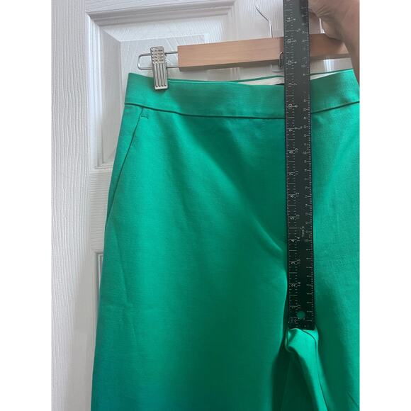 Ann Taylor New Kelly Green The Tall High Rise Eva Cuff Ankle Pant Size 6 #59646 - Picture 8 of 12